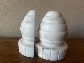 Italian Alabaster Bookends