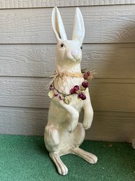 Tall Ceramic Standing Rabbit