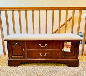 Lane Cedar Chest With Upholstered Top