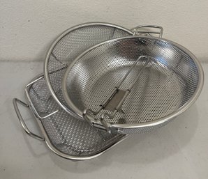 Cooks Essentials 3pc. Steel Barbeque Basket Set