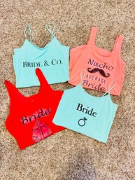 Collection Of 4 Bridal Tank Tops