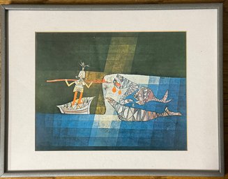Framed Sinbad The Sailor By Paul Klee