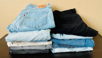 Lot Of Jeans All Size 7 Including Levis, Adriano Goldshmied & More