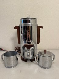 Manning-Bowman Percolator Coffee Set - Art Deco Styling - 483