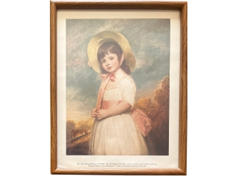 Framed Poster - George Romney 'Miss Willoughby (1781/1783)'