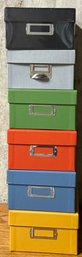 Lot Of Colorful Storage Boxes