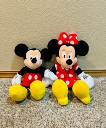 Mickey And Minnie Plush Walt Disney Toys