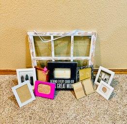 Complete Picture Frame Lot With Various Sizes
