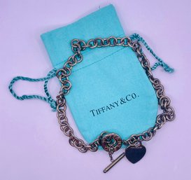Vintage Tiffany & Co Heart Tag Sterling Silver Necklace