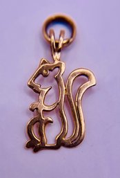 10KT Gold Squirrel Charm