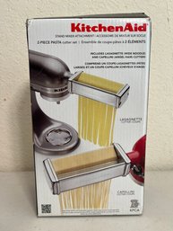 KitchenAid 2-piece Pasta Cutter Set Stand Mixer Attachment - NIB