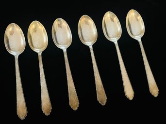 6 Treasure Sterling Silver Spoons