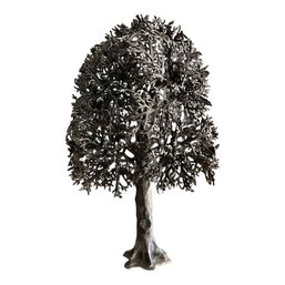 Large Pewter Tree 7 Of 8