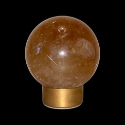 Large Gold Calcite Sphere