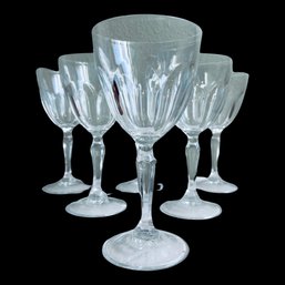 5 Cristal D'arques Washington Crystal Wine Glasses