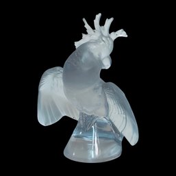 Lalique France Cockatoo Figure