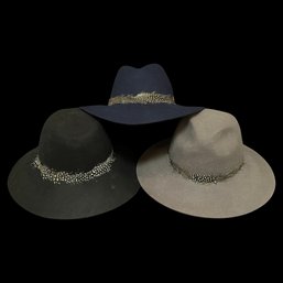 August Fedoras With Feathers