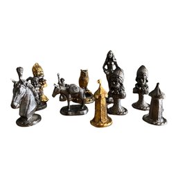 Assortment Of Miscellaneous Pewter Figurines