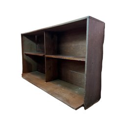 Large Brown Storage Shelf