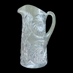Brilliant Cut Glass Lead Crystal Water Pitcher