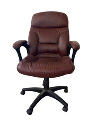Burgundy Adjustable Office Chair