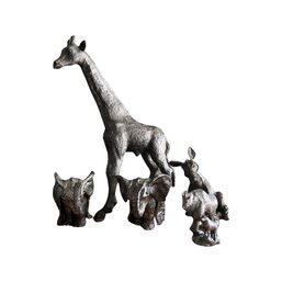 Assortment Of Pewter Animals