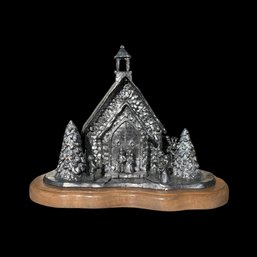 Festive Christmas Pewter Wedding With Lights! 2/62