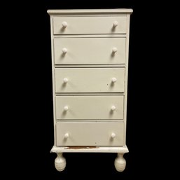 Tall White Painted Dresser