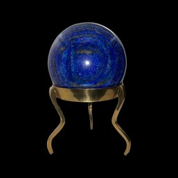 Lapis Lazuli Sphere On Stand