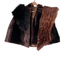 Assortment Of Real Fur Including Shawl And Hat