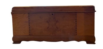 Vintage Franklin Shockey Cedar Chest With Variety Of Fabrics And Patterns Inside