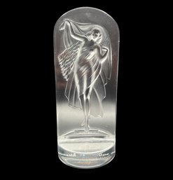 Lalique 1990 Society Of America 'Hestia' Crystal Paperweight