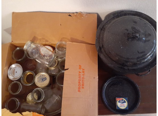 Lot Of Canning Supplies