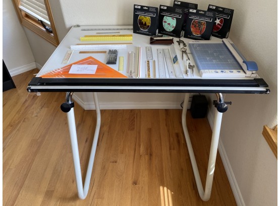 Drafting Table With Extras