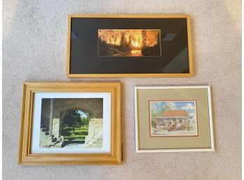 Lot Of 3 Assorted Pictures
