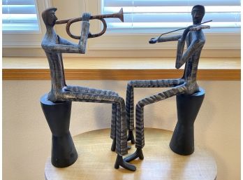 Musicians Iron Sculptures (2)
