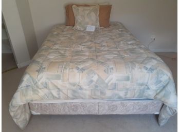 Queen Bed + Mattress And Boxspring