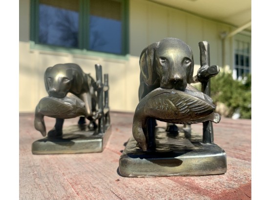 Hunting Dog Book Ends