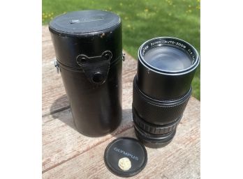 Olympus OM System Zuiko F4 75-150mm Lens With Both Caps And Case