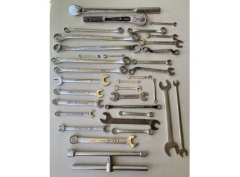 Collection Of Craftsman Crescent And Socket Wrenches