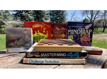 Assorted Lot Of Vintage Board Games