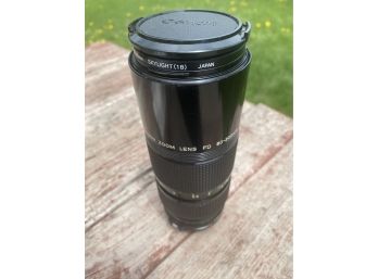 Canon FD 80-200mm F4 Zoom Lens With Both Caps