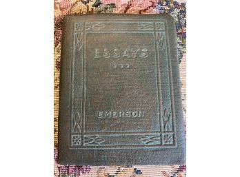 An Awesome Antiquarian Miniature Copy Of Essays By Ralph Waldo Emerson