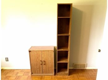 Pressboard Cabinet And Bookshelf
