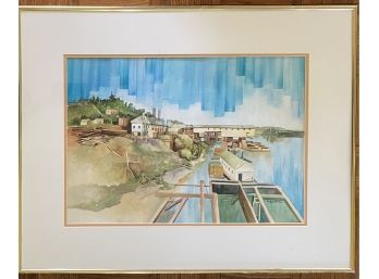 Signed Madelyn Cindric Watercolor
