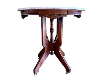 Antique Marble Topped Table