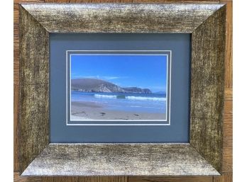 Matted And Framed Beach Scene