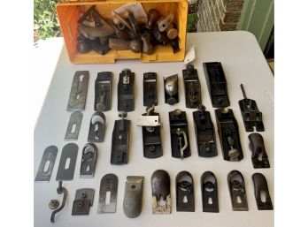 Large Collection Of Partial Plains And Wood Handles- For Parts Or Repair