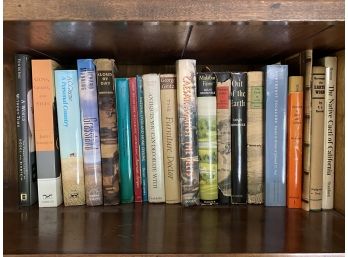 A Fabulous Collection Of Books About Nature And Antiques Including Out Of The Earth & Guns, Germs And Steel