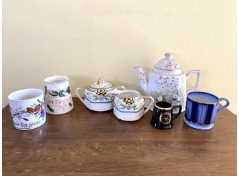 Collection Of Mismatched Tea Set